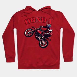 Vintage Motocross Honda Hoodie